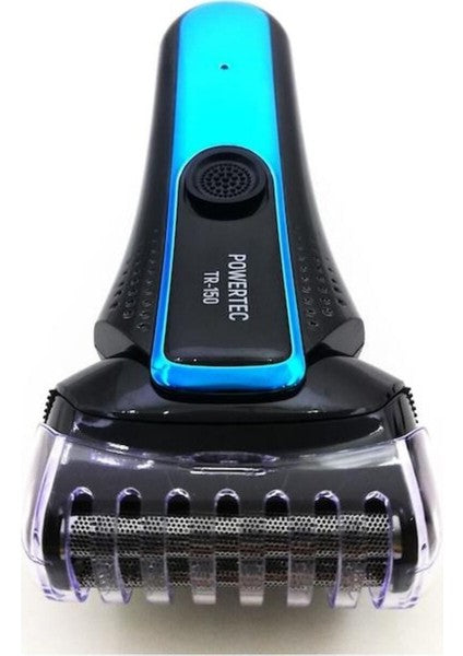 Powertec TR-150 Profesyonel Şarjlı Günlük Sakal Tıraş Makinesi Sinekkaydı Tıraş ve Erkek Bakım