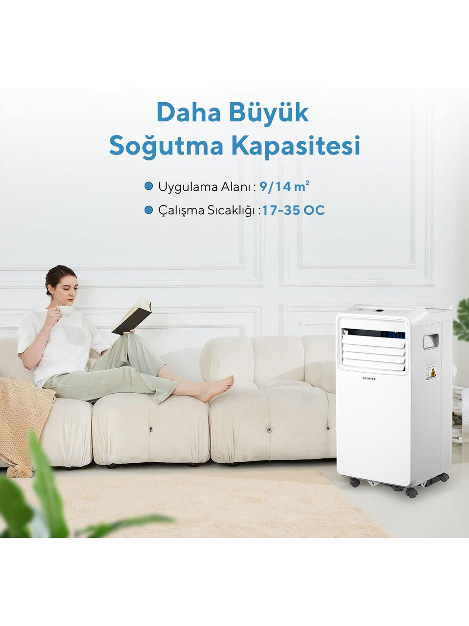 Kumtel Juniper Portatif Taşınabilir Klima Kmpac-7