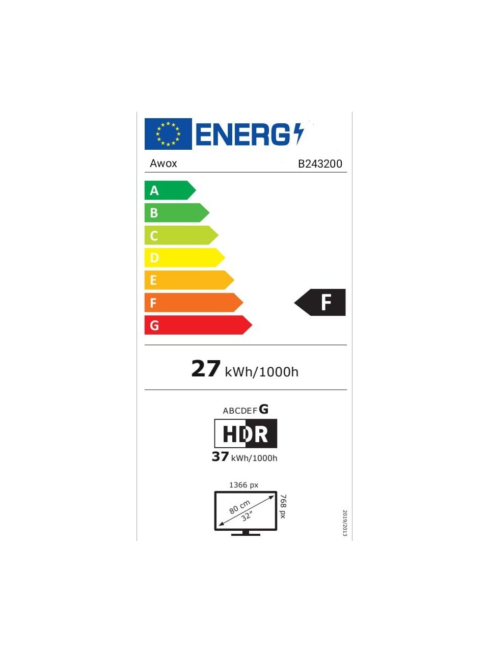Awox B243200 32'' 80 Ekran HD Ready LED TV