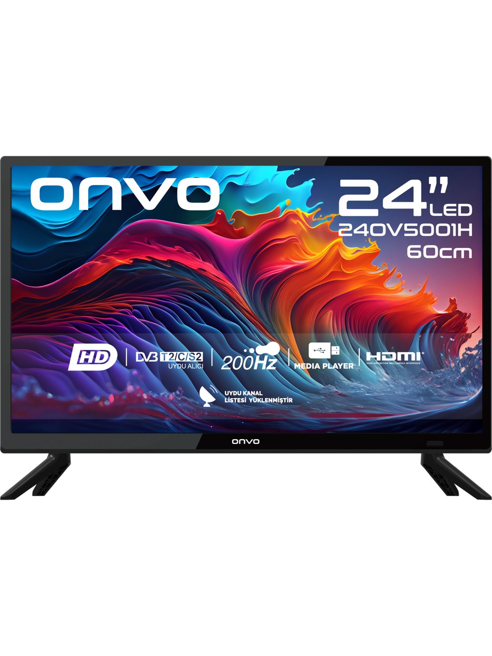 Onvo 24OV5001H 24'' 60 Ekran Uydu Alıcılı HD Ready LED TV