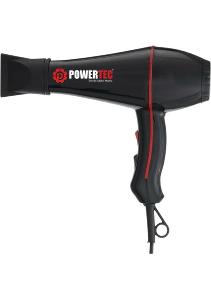 Powertec TR-601 Turbo Professional Series Fön Makinesi & Saç Kurutma 2500w Performans