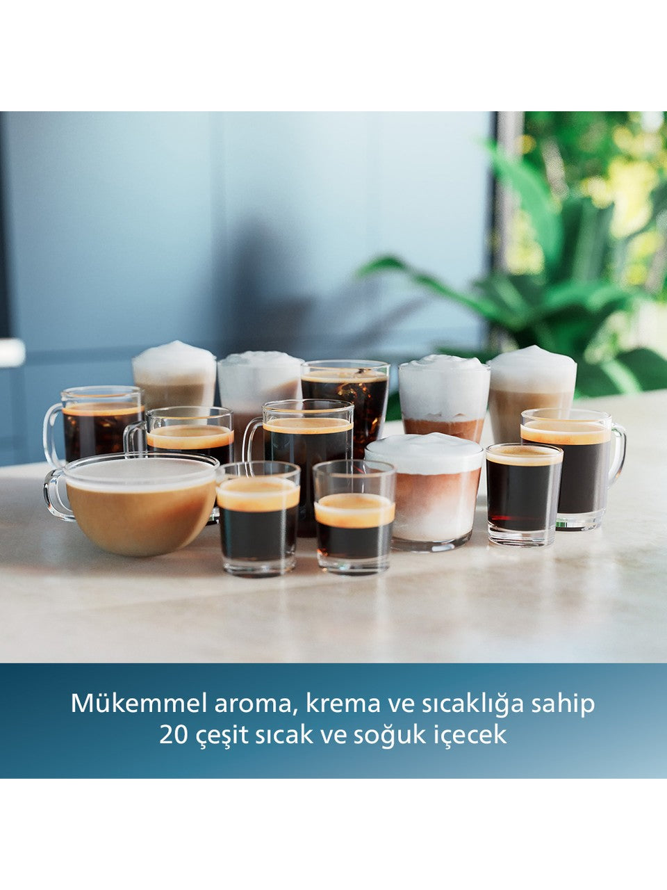 PHILIPS EP5547/90 Tam Otomatik Espresso Makinesi Krom Siyah