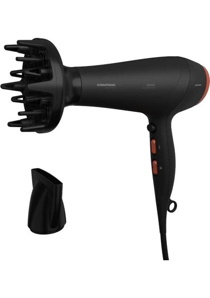 Grundig Hd 6481 Vigo Başlıklı 2200 W Dc Motor Saç Kurutma Ve fön makinesi