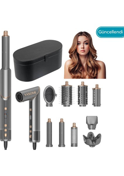 Yasomi Witero 9in1 Ultra  Multi-Styler Sıcak-Soğuk Hava Üflemeli Saç Şekillendirme Cihazı