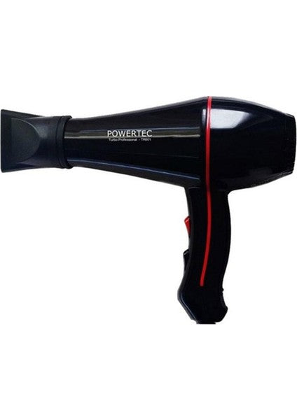 Powertec TR-601 Turbo Professional Series Fön Makinesi & Saç Kurutma 2500w Performans